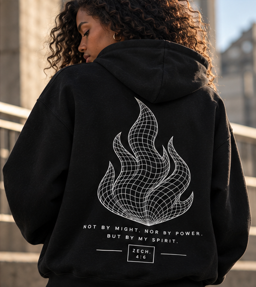 Holy Spirit Crew Oversize Fleeced Hoodie