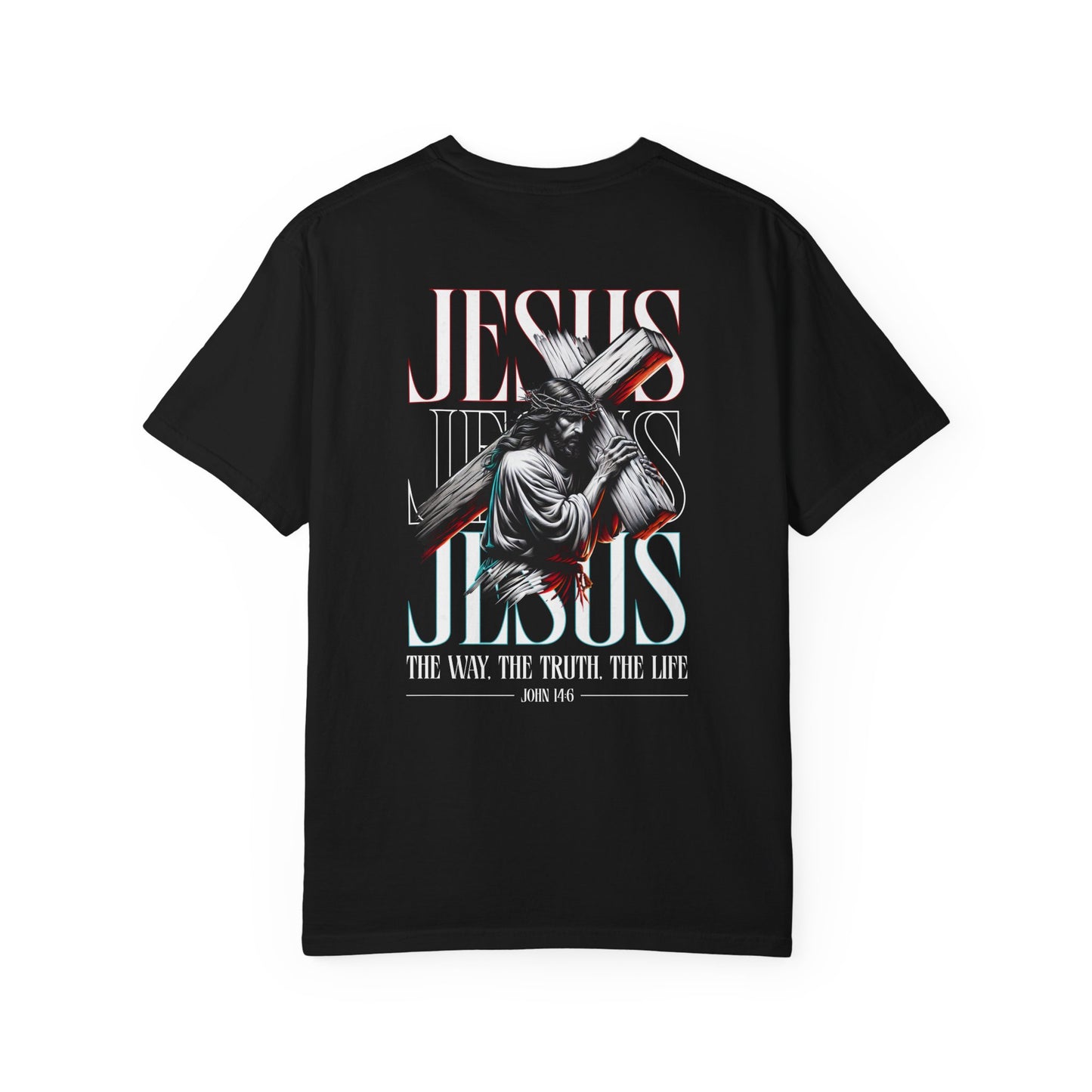 Jesus, The Way, The Truth, The Life Tee - Black