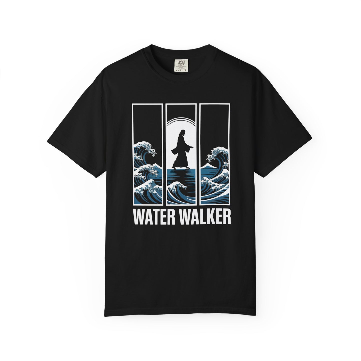 Water Walker, Faith Over Fear Tee - Black