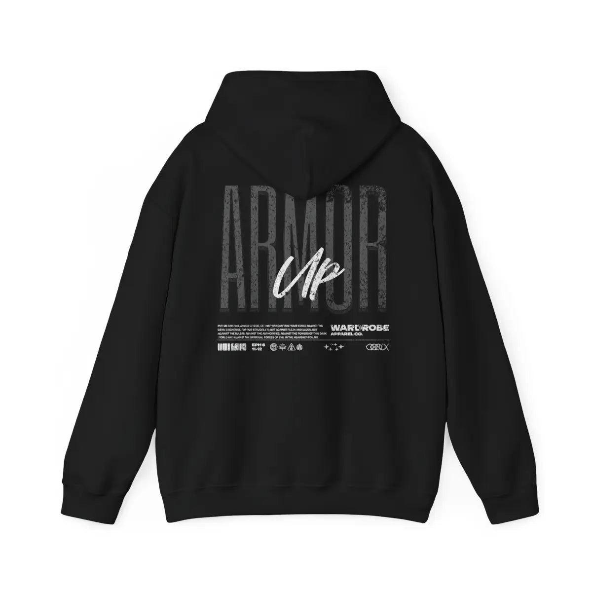 Armor Up Hoodie - Black