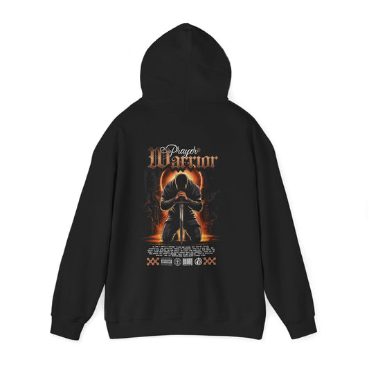 Male Prayer Warrior Hoodie - Black