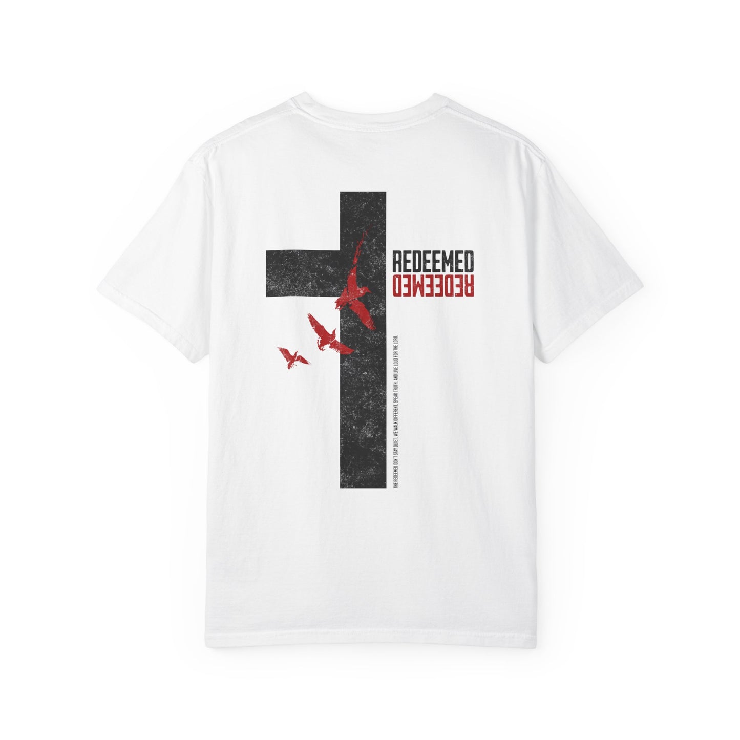Redeemed/Cross Tee - White