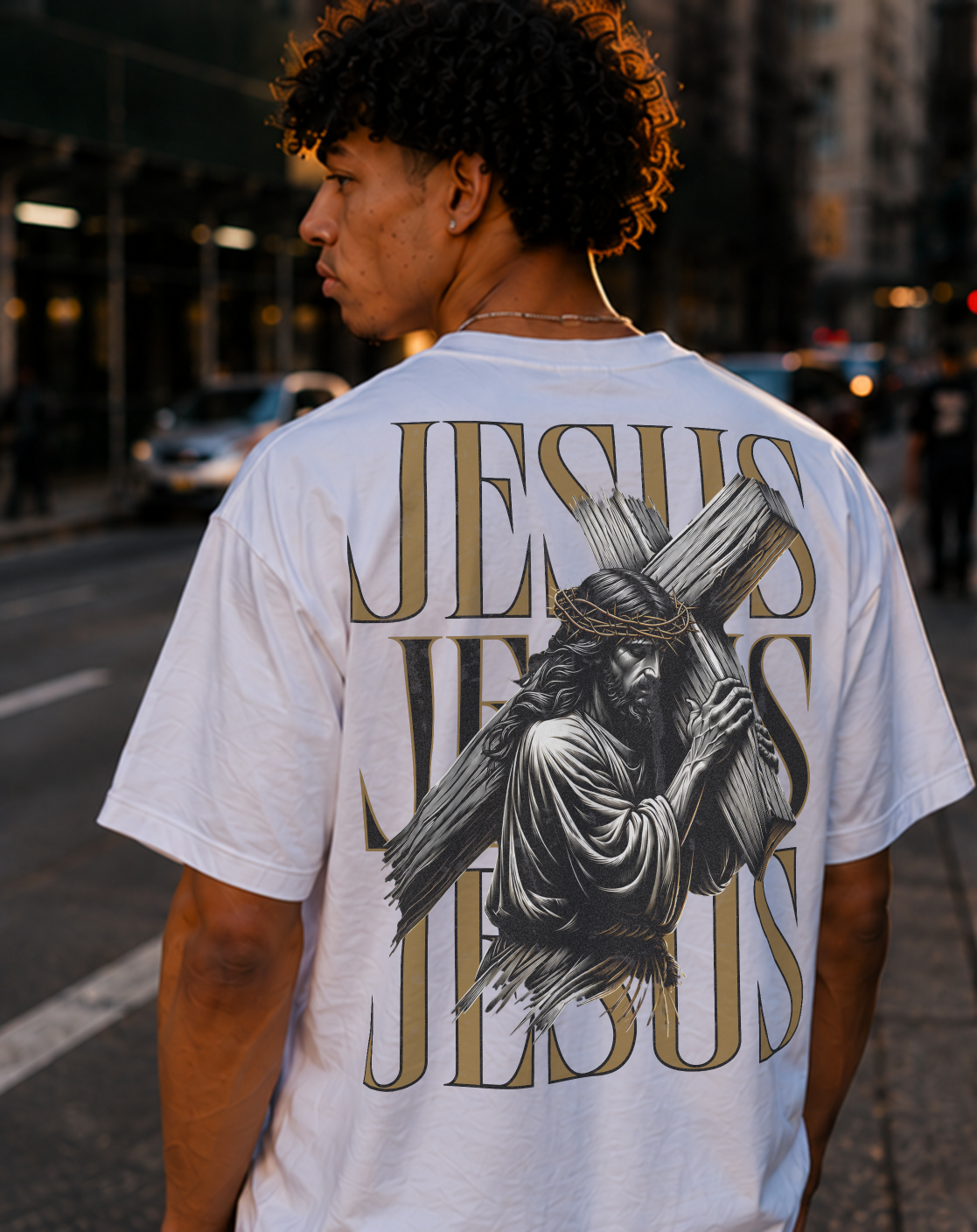 Jesus, The Way, The Truth, The Life Unisex Pure Cotton T-Shirt - White