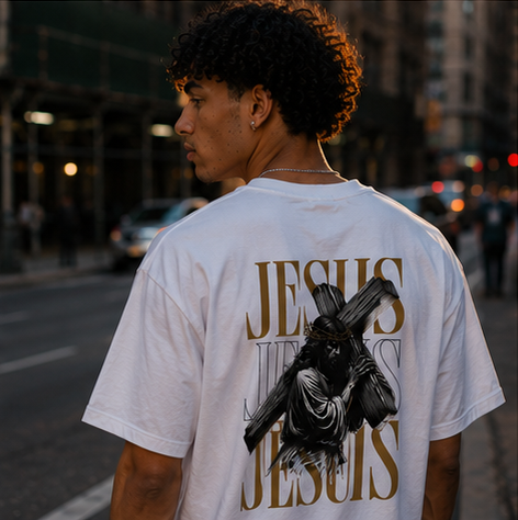 Jesus, The Way, The Truth, The Life Unisex Pure Cotton T-Shirt - White