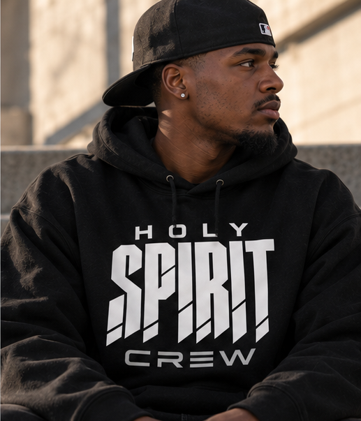 Holy Spirit Crew Oversize Fleeced Hoodie