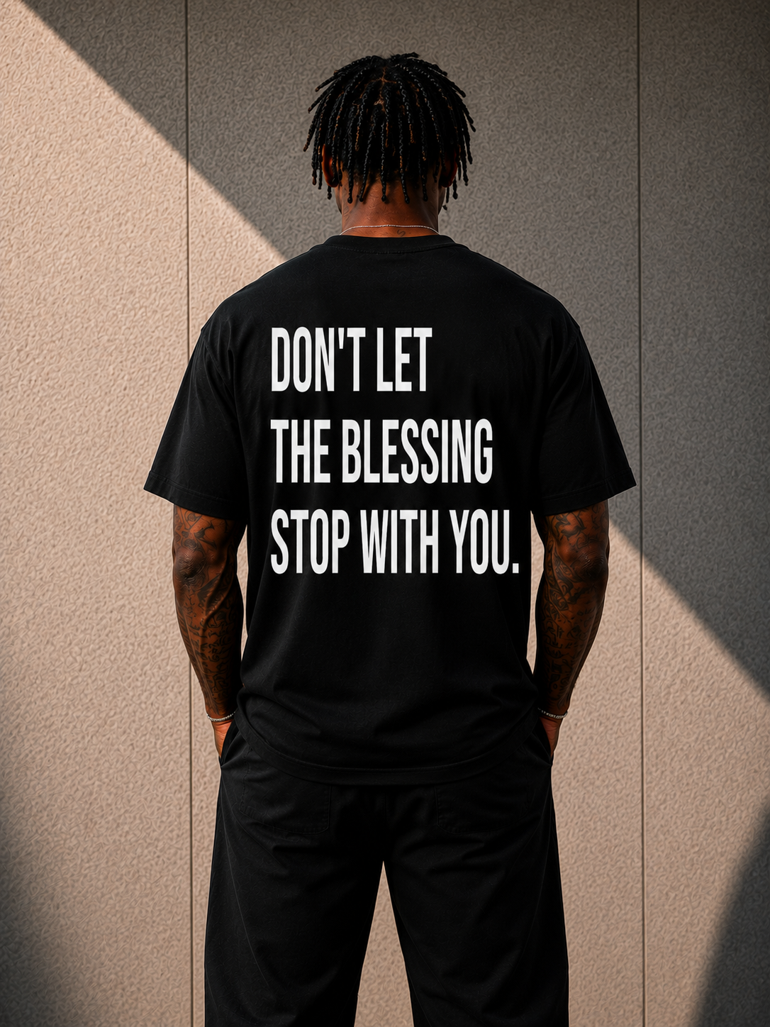 Pray It Forward Oversized Cotton T-Shirt