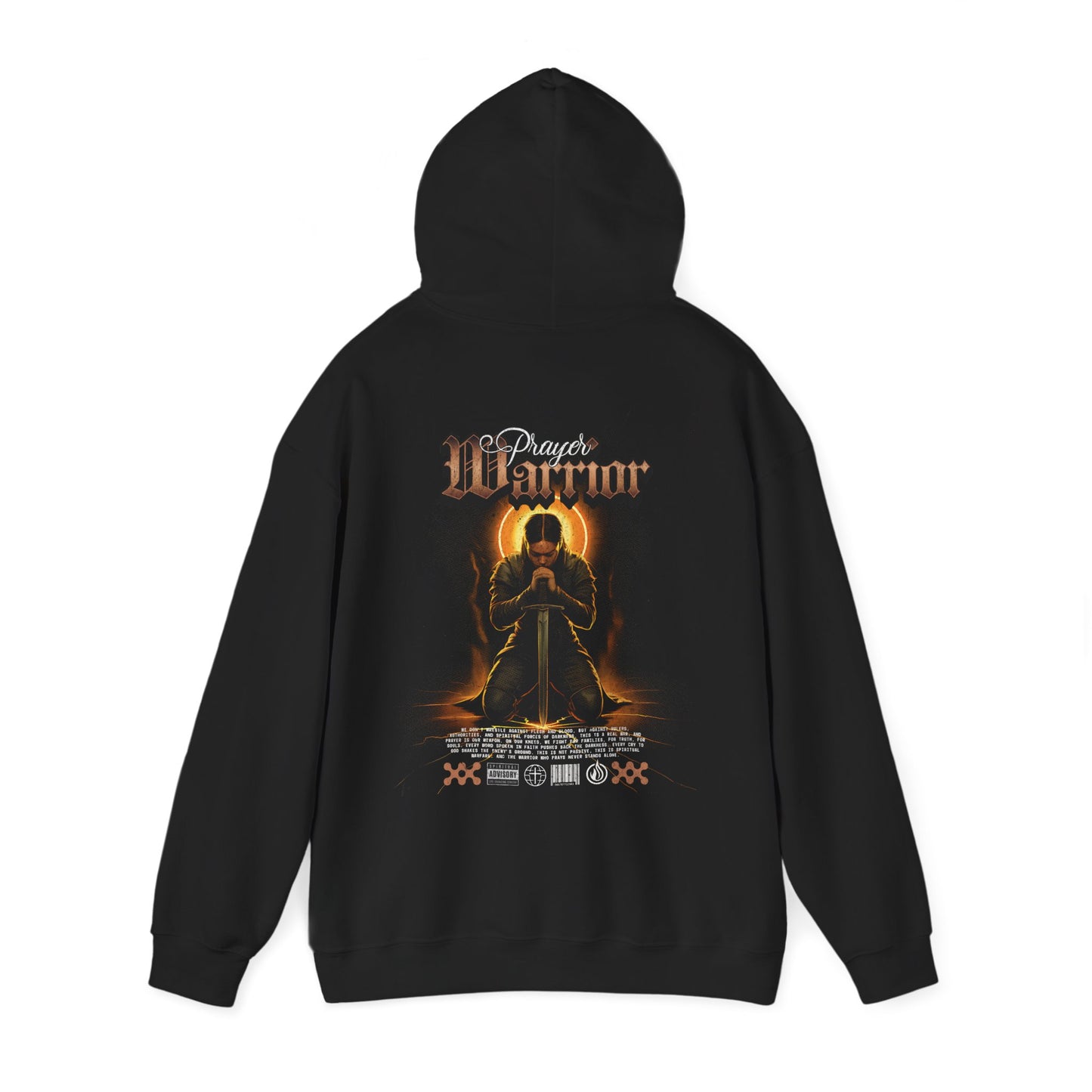 Female Prayer Warrior Hoodie - Black
