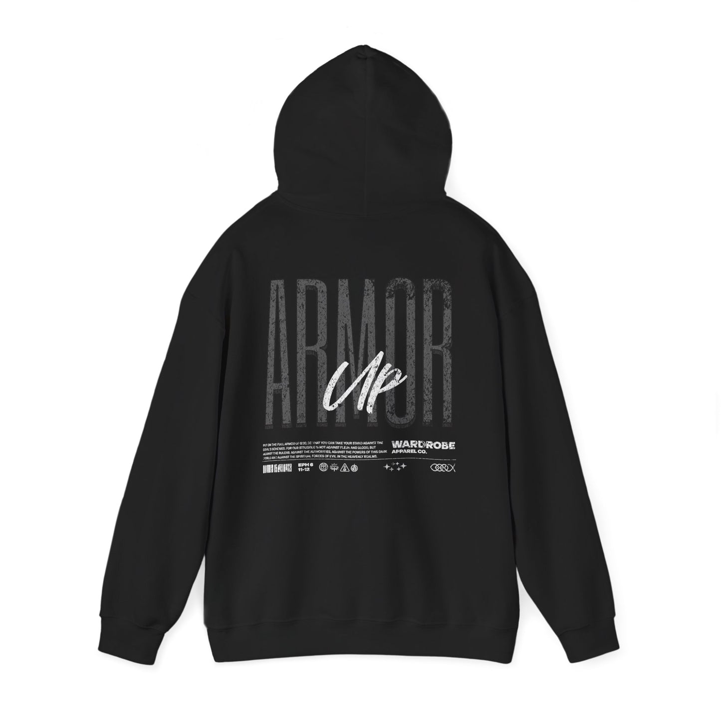 Armor Up Hoodie - Black