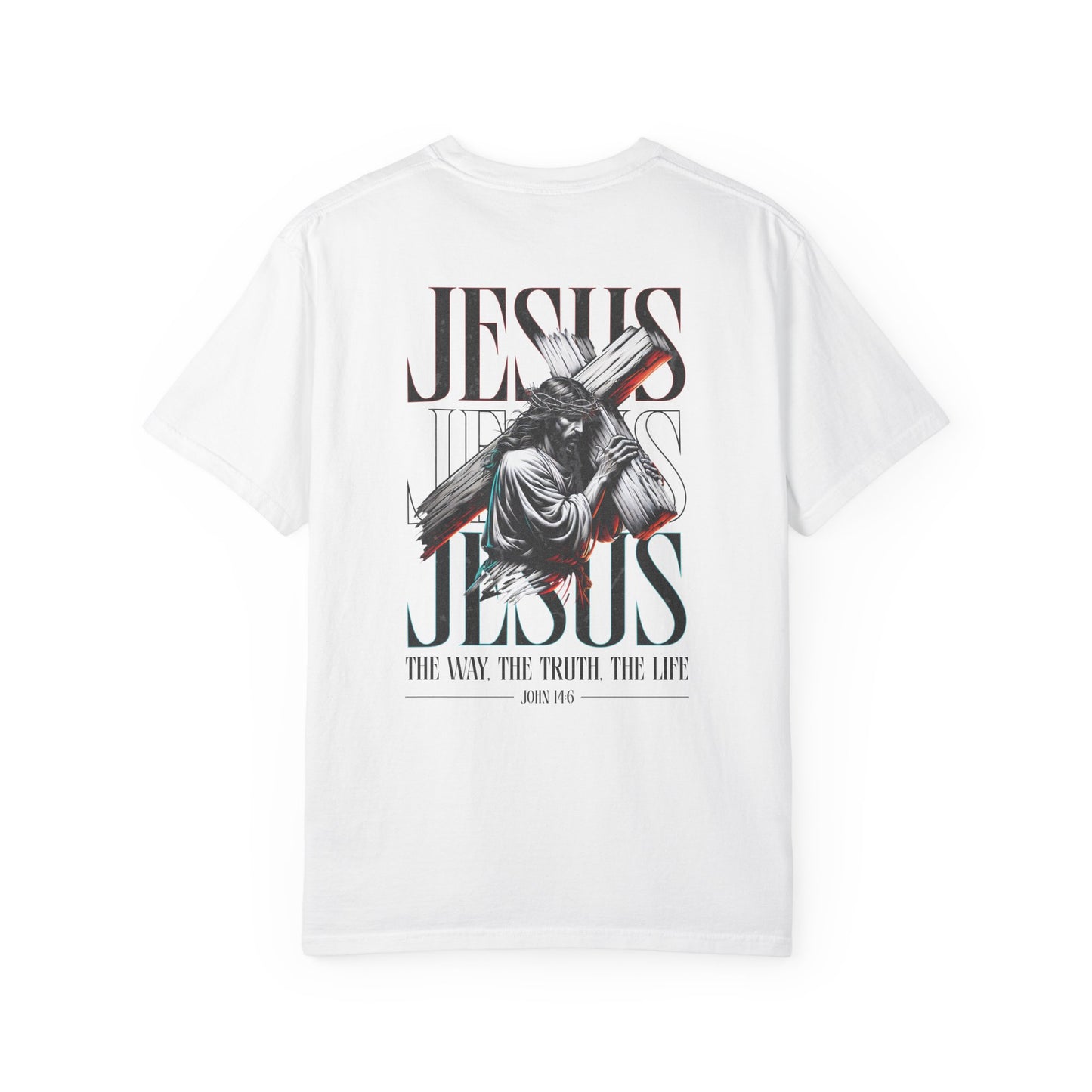 Jesus, The Way, The Truth, The Life Tee - White