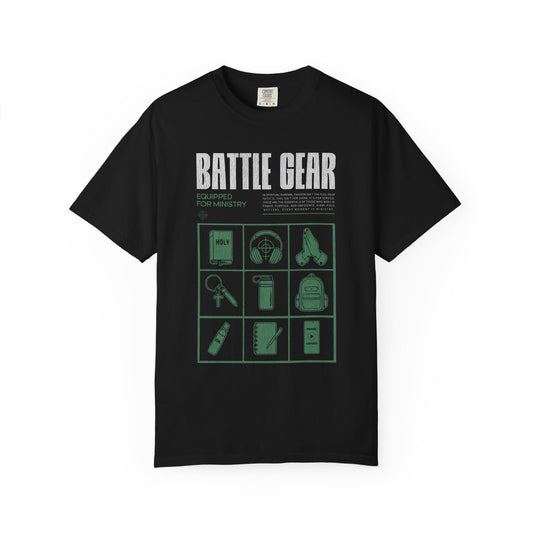 Battle Gear, Equipped for Ministry Tee - Black