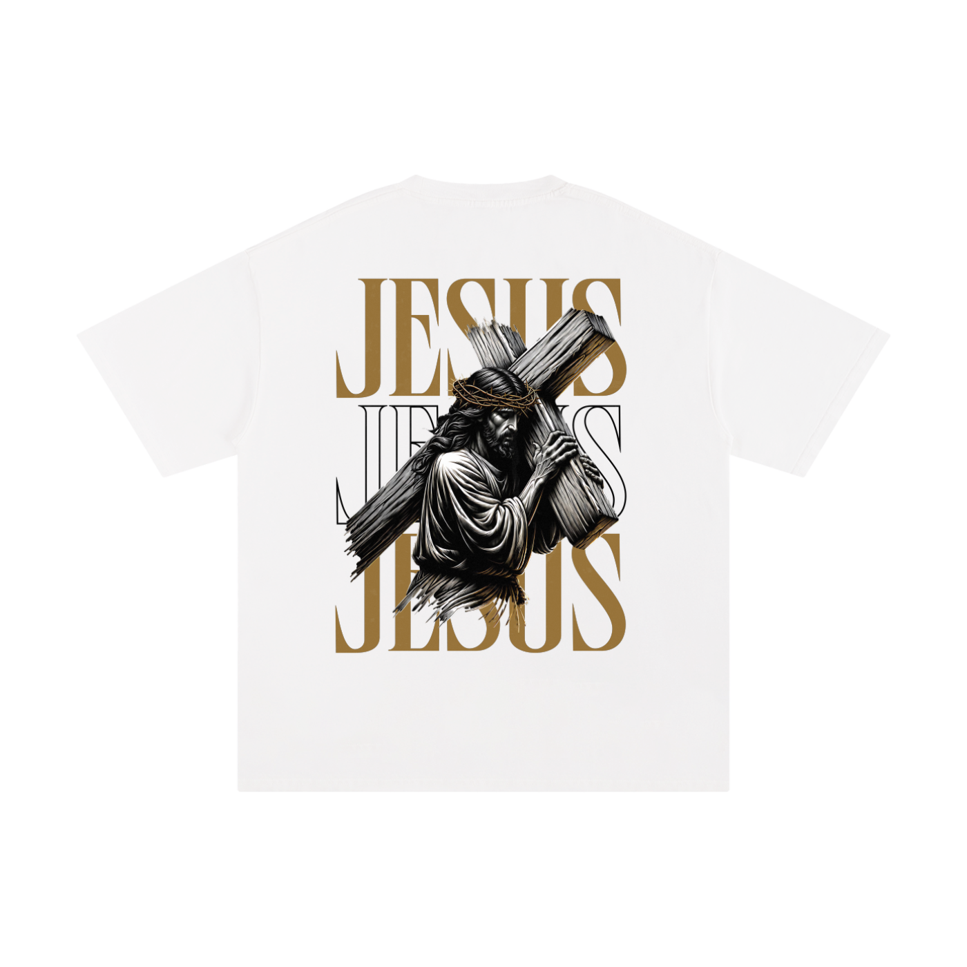 Jesus, The Way, The Truth, The Life Unisex Pure Cotton T-Shirt - White