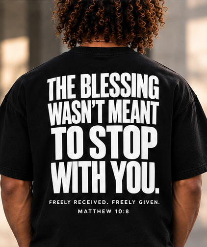 Pray It Forward Unisex Pure Cotton T-Shirt - Black