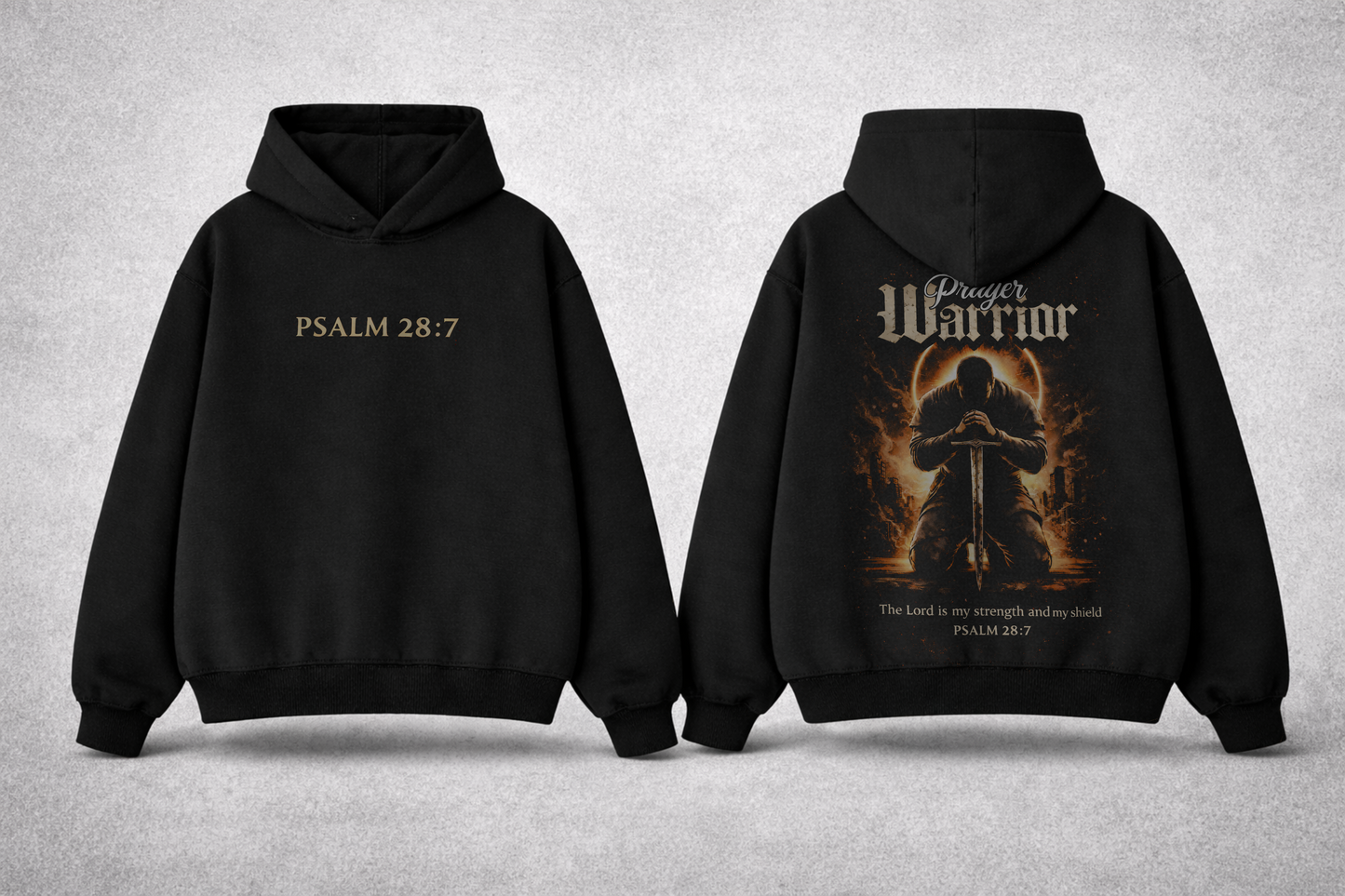 Prayer Warrior (Male) Hoodie